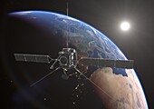 Solar Orbiter Earth flyby, illustration