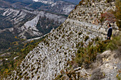 Cliffs in Sisteron, Alpes de Haute Provence, France