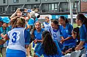 Guatemalan team cheering at Special Olympics Unified Cup