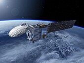 EarthCARE satellite, illustration