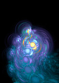 Quantum Superfluid abstract illustration