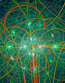 Quantum entanglement illustration
