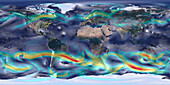 Global wind and upper level winds