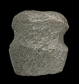 Throat of an axe made of basalt