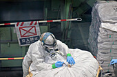 Decontaminated waste disposal facility, Fukushima, Japan
