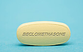 Beclomethasone pill, conceptual image