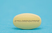 Cyclobenzaprine pill, conceptual image