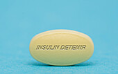 Insulin detemir pill, conceptual image