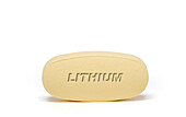 Lithium pill, conceptual image