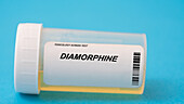 Urine test for diamorphine