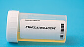 Urine test for stimulating agent