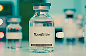 Vial of norgestimate