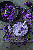 Wild violet sugar