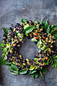 Blackberry wreath