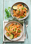 Asian Chicken noodles