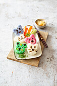 Cute Sushi (Sushi in Form von Manga-Tieren, Japan)
