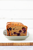 Banana and blueberry loaf