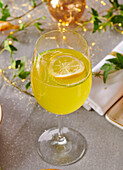 Lemon-and-lime spritzer