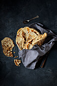 Naan bread with nigella seeds