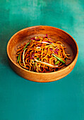Vegetable Hakka Noodles from Calcutta (India)