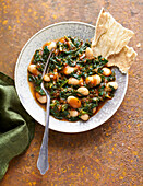 Sbenagh - Eastern spinach with white beans