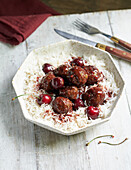 Hamed Hilow - Meatballs with cherry pomegranate sauce