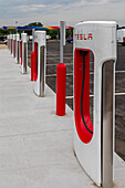 Electric car charging station