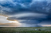 Supercell thunderstorm Nebraska, USA