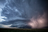 Supercell with lightning, Colorado, USA