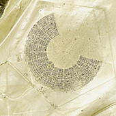 Burning Man Festival, Nevada, USA, satellite image