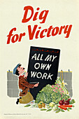 Dig for Victory, World War II poster