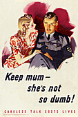 Keep Mum, World War II poster