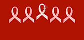 AIDS awareness, conceptual illustration