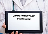 Antisynthetase syndrome, conceptual image