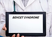 Behcet syndrome, conceptual image