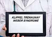 Klippel-Trenaunay-Weber syndrome, conceptual image
