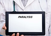 Paralysis, conceptual image