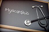 Myocarditis, conceptual image