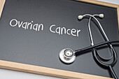Ovarian cancer, conceptual image