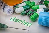 Diarrhoea, conceptual image