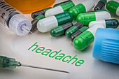 Headache, conceptual image