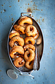 Ciambelline - yeast pastry filled with pecorino cheese