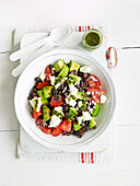 Chimichurri-Salat mit schwarzen Bohnen