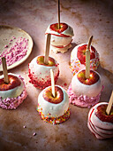 Candy apples for Bonfire Night (England)