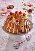 Lemon raspberry cake