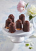 Mini chocolate covered tartlets