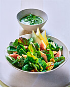 Salat mit Räucheraal