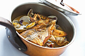 Fish stew with mussels