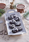 Kakao-Crinkle-Cookies