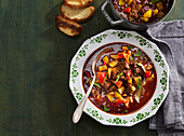 Venison goulash soup